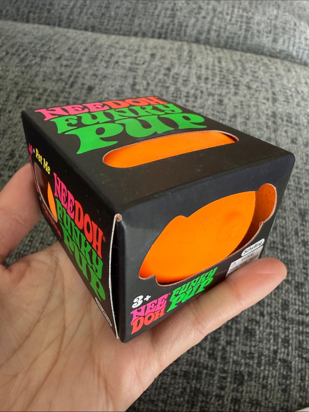 BNIB NeeDoh Funky Pup, Orange